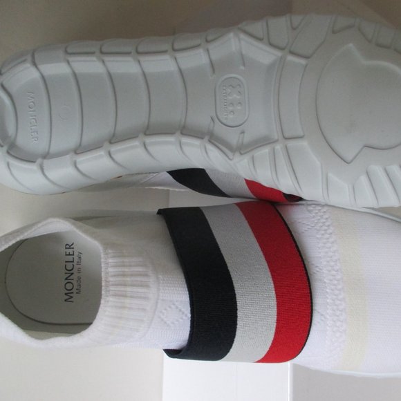 MONCLER GIROFLEE WOMENS SOCK SNEAKER SIZE 38 100% AUTHENTIC NWT - Picture 4 of 5